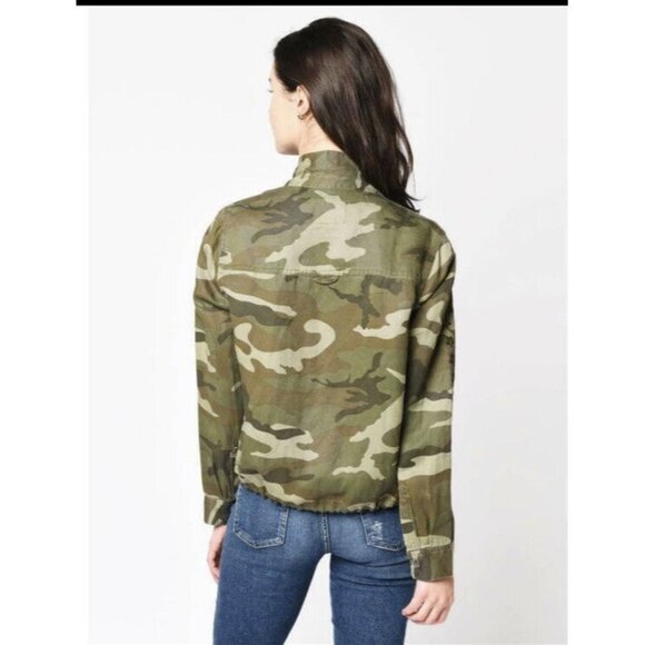 Rails Women's‎ Tennessee Jungle Camo Drawstring Waist Button Jacket SZ S - Picture 10 of 10